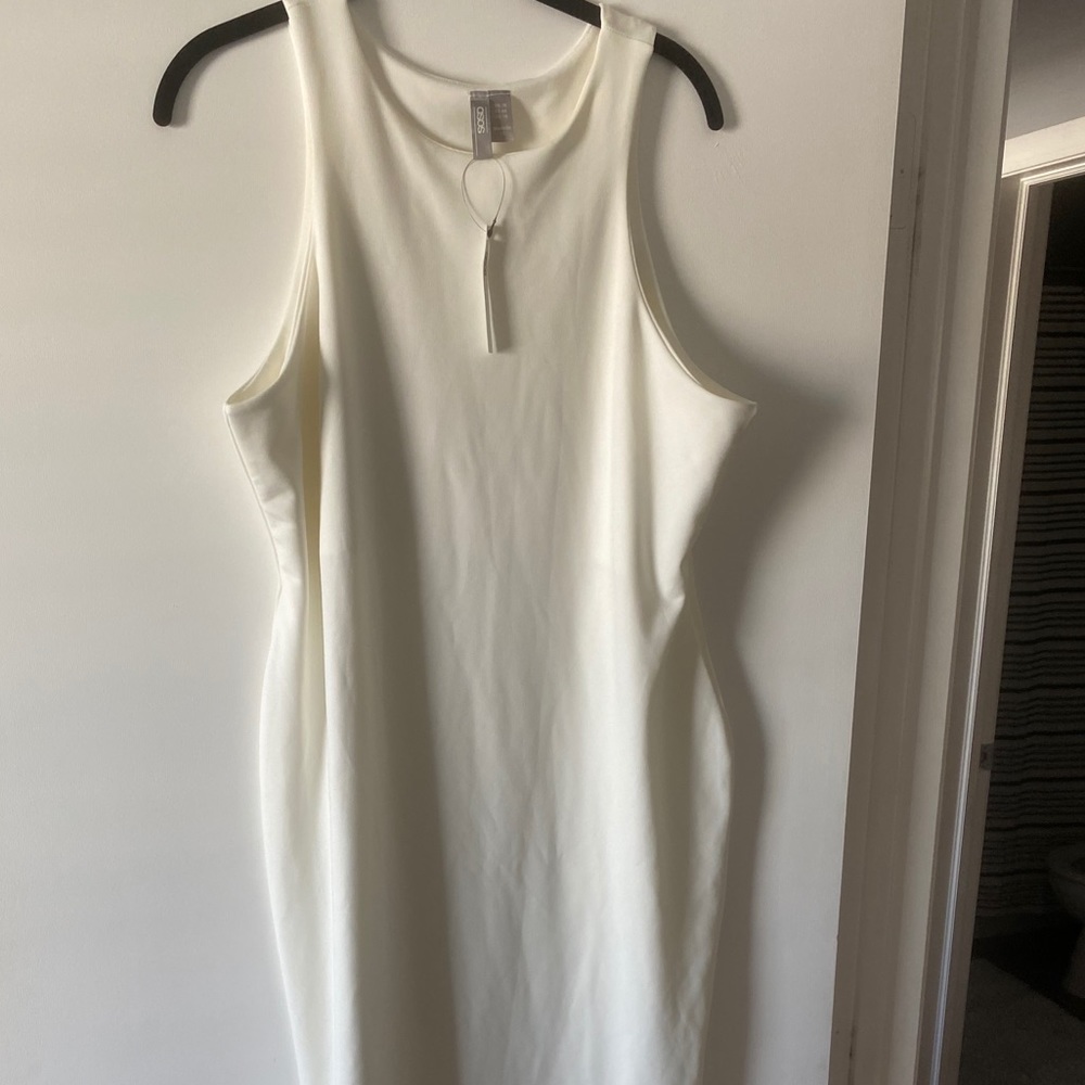 ASOS white body con dress